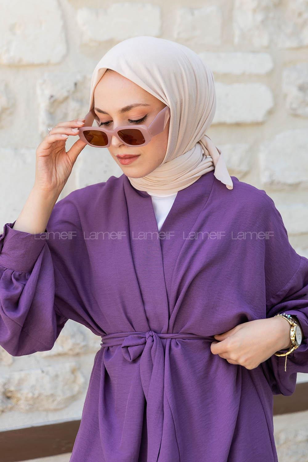 Stone Combed Fabric Straight Scarf