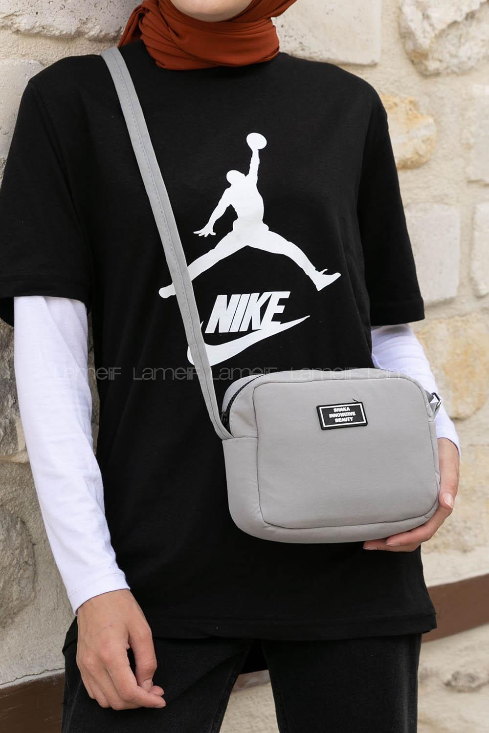 Gray Without Accessories Rope Hand Bag Bag