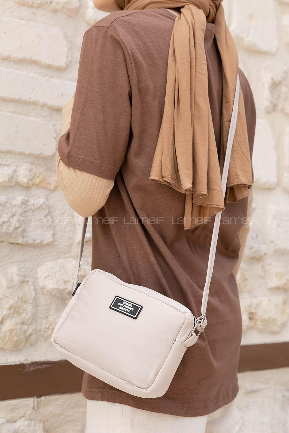 Cream Without Accessories Rope Hand Bag Bag