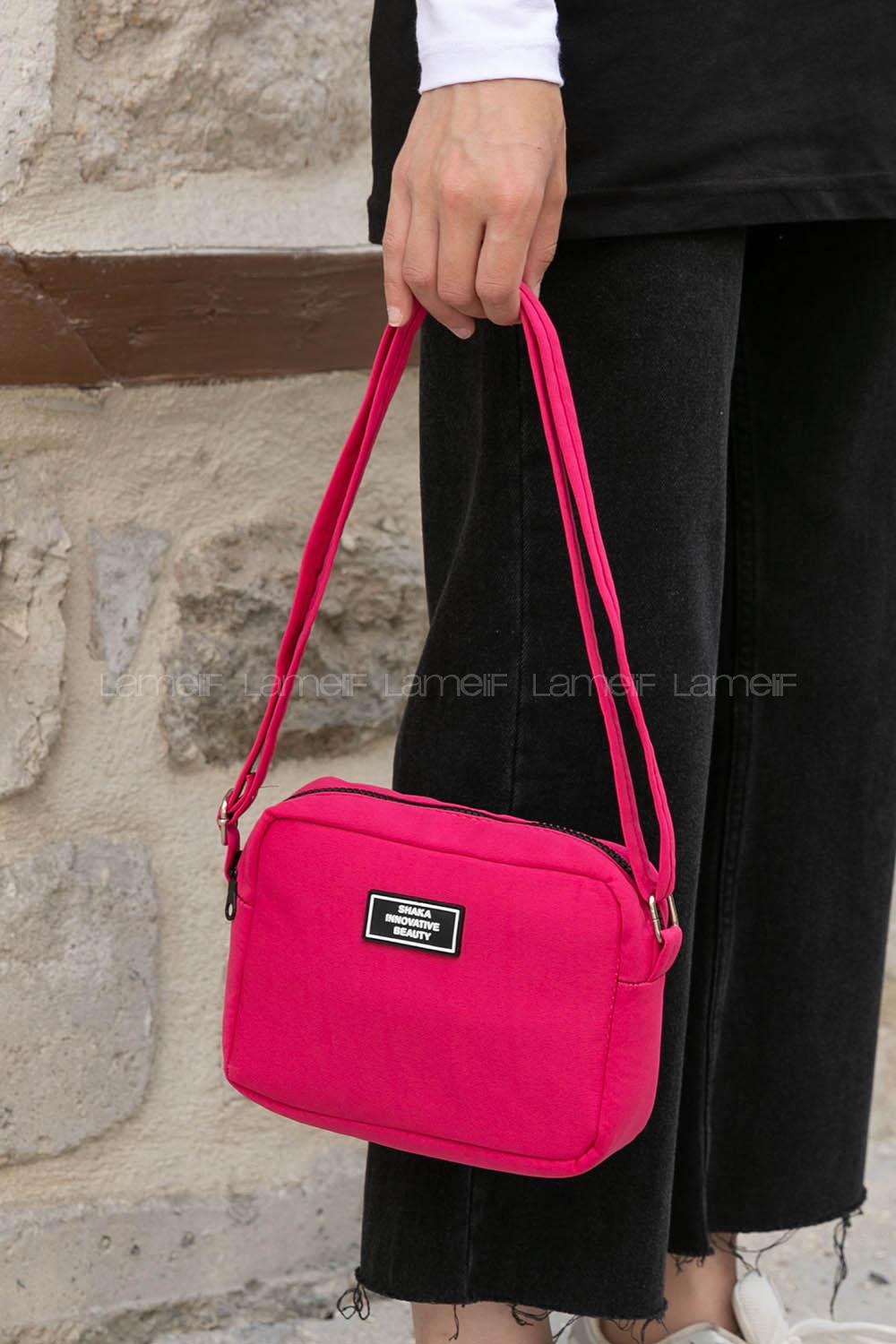 Pink Without Accessories Rope Hand Bag Bag