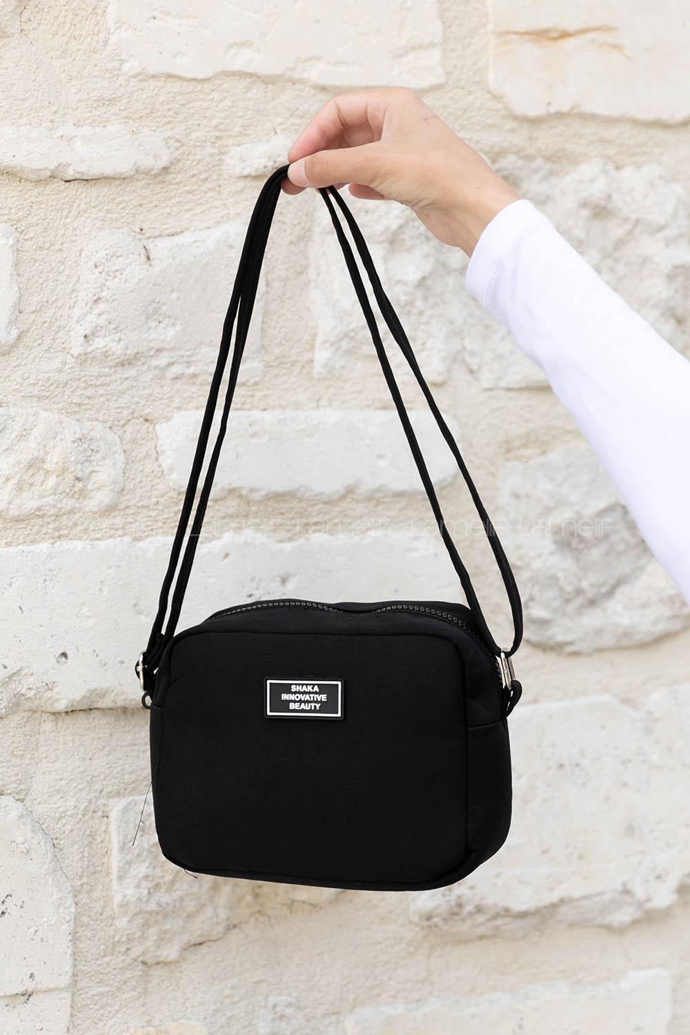 Black Without Accessories Rope Hand Bag Bag