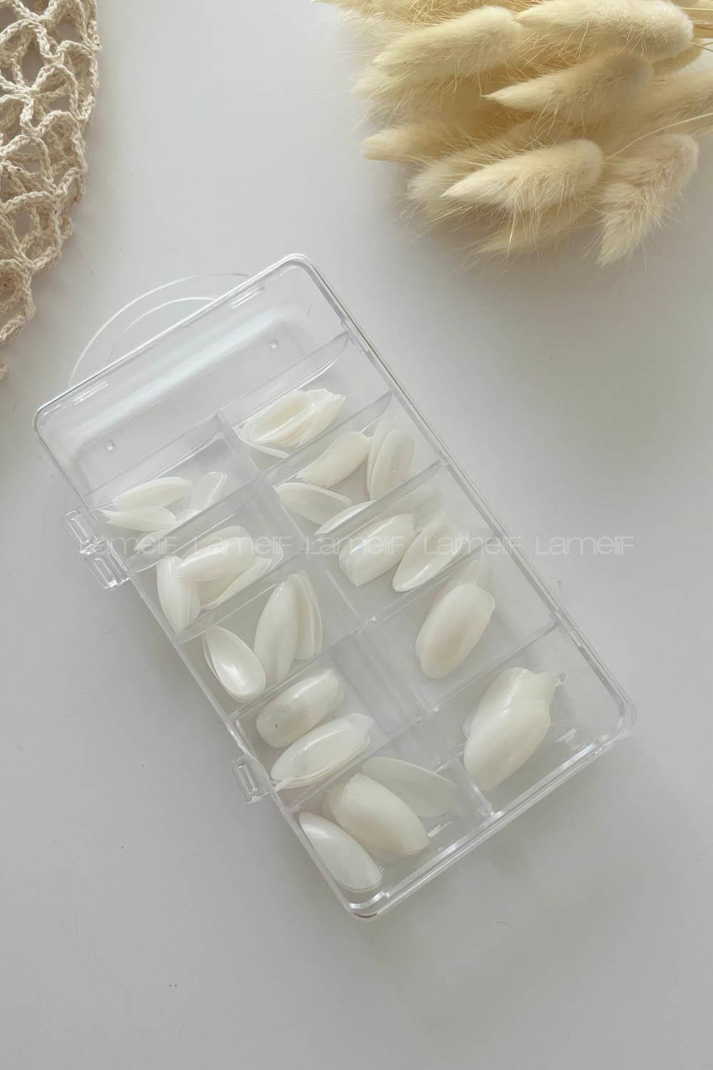 White Artificial Nails
