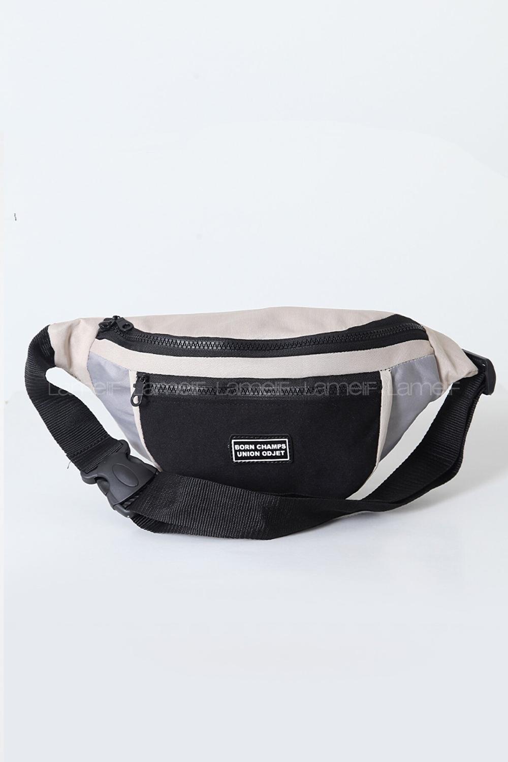 Bohemian Gray Buckle Skin Hand Bag Bag