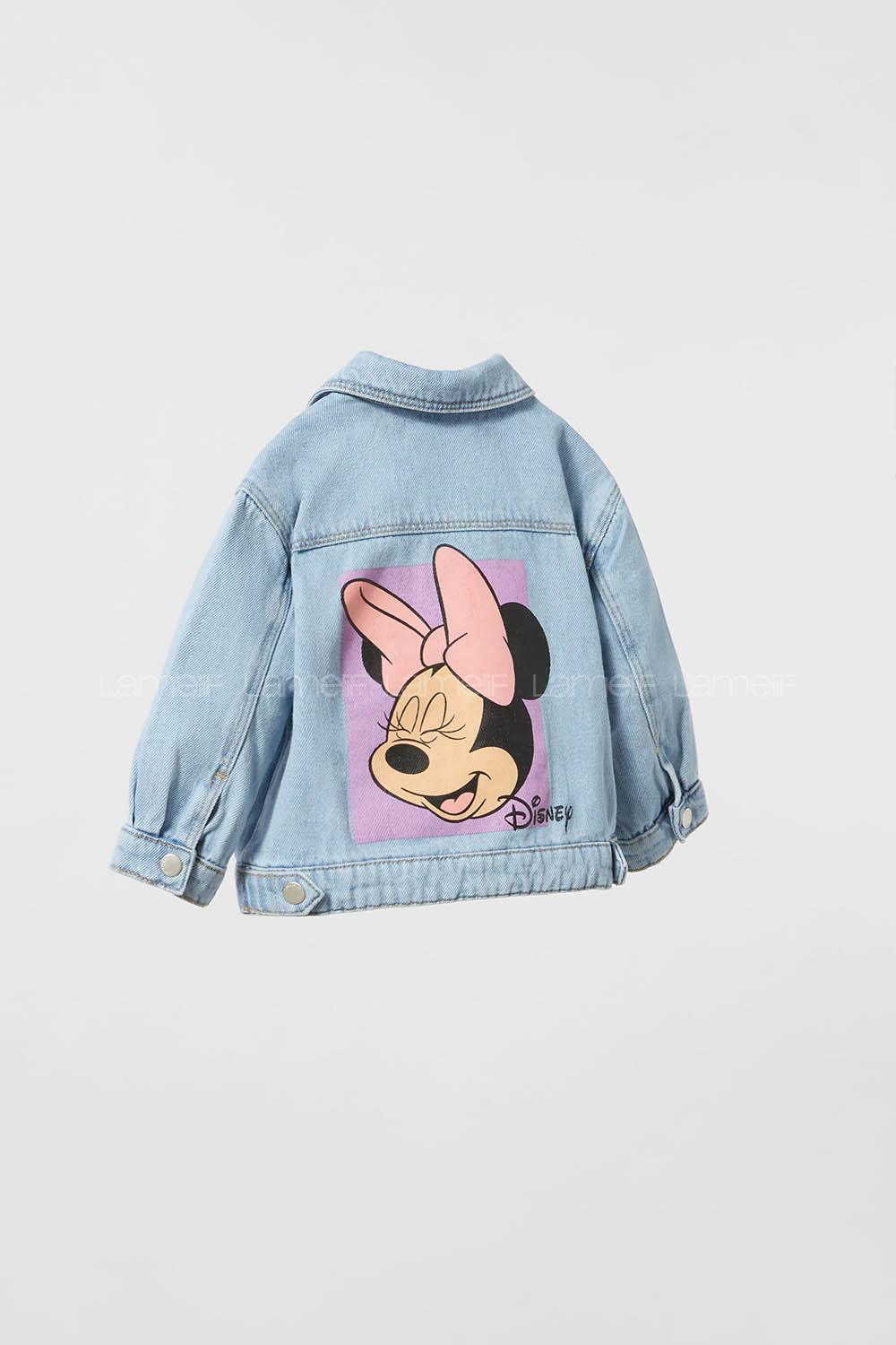 Denim Blue Shirt Collar Long Arm Denim Jacket