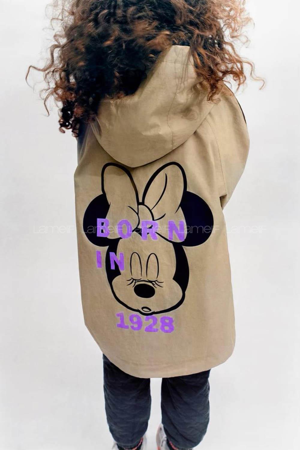 Brown With Milk Long Arm Without Accessories Parachute Fabric Trench Coat