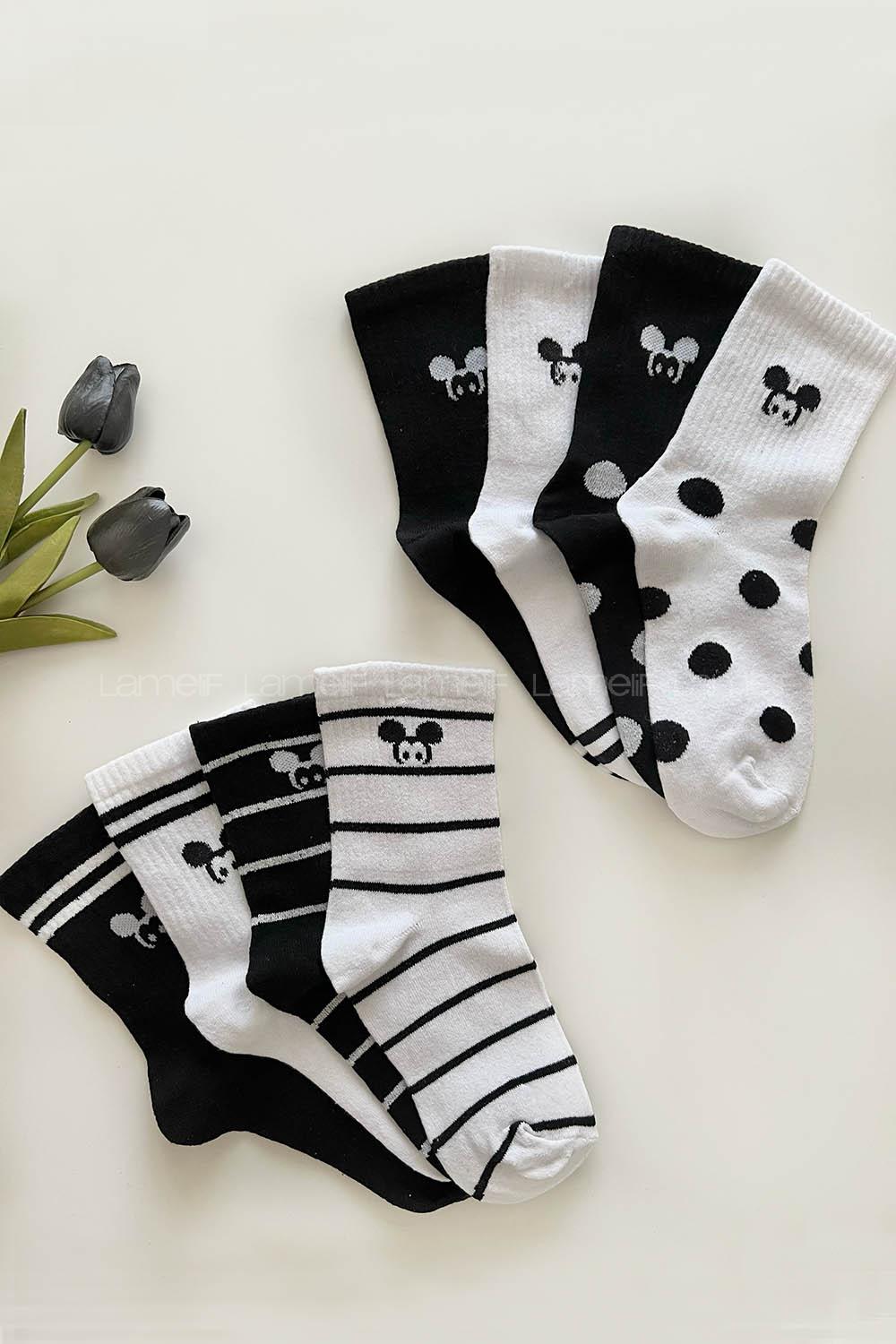 White Black Sock