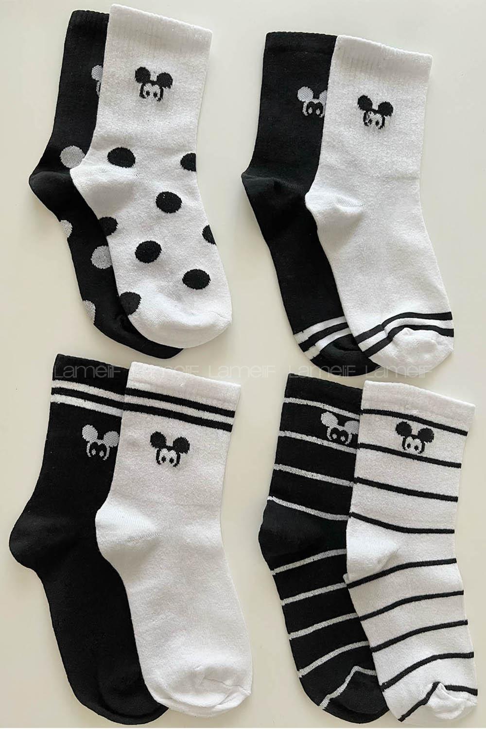 White Black Sock