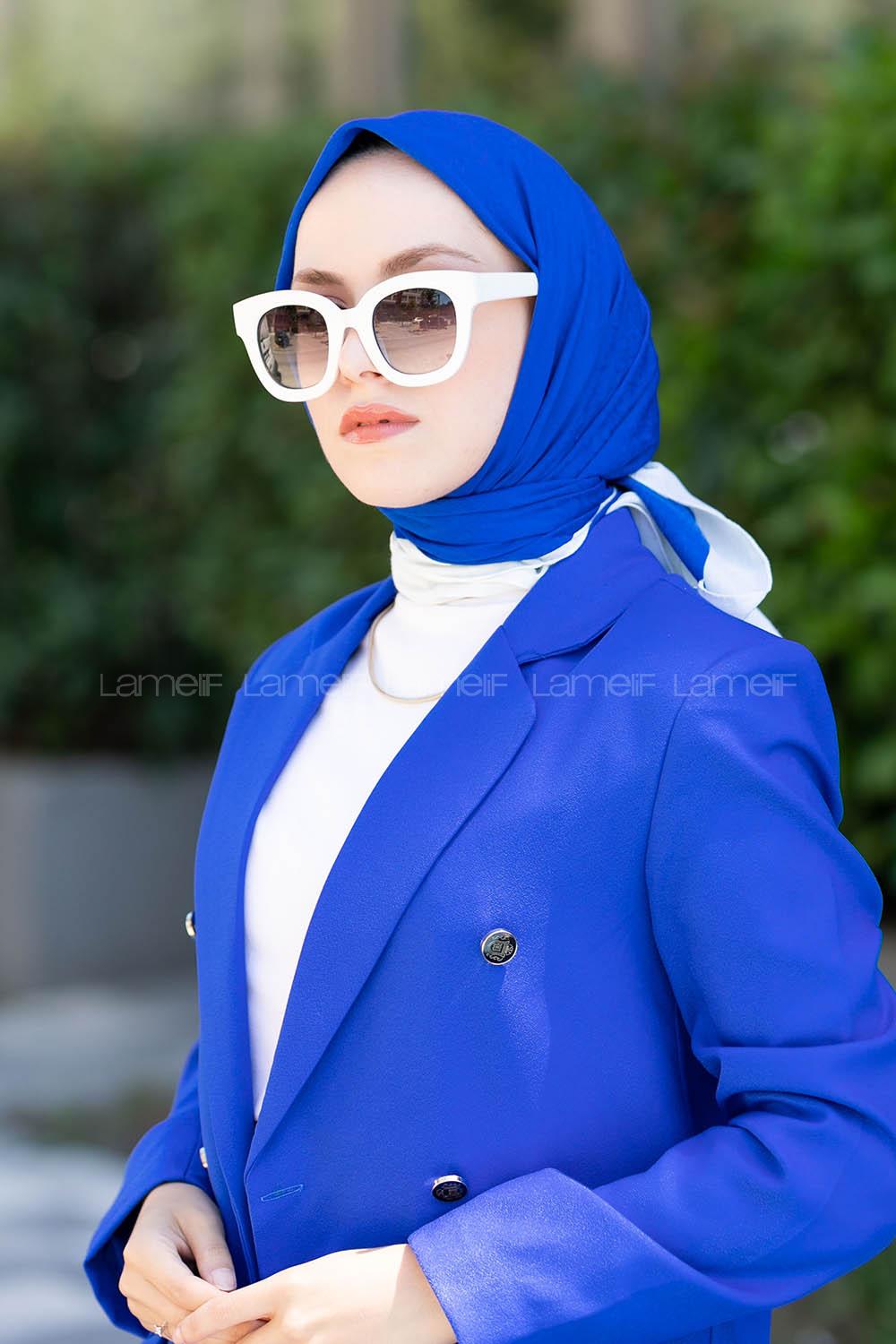 Saxe Wool Printed Scarf