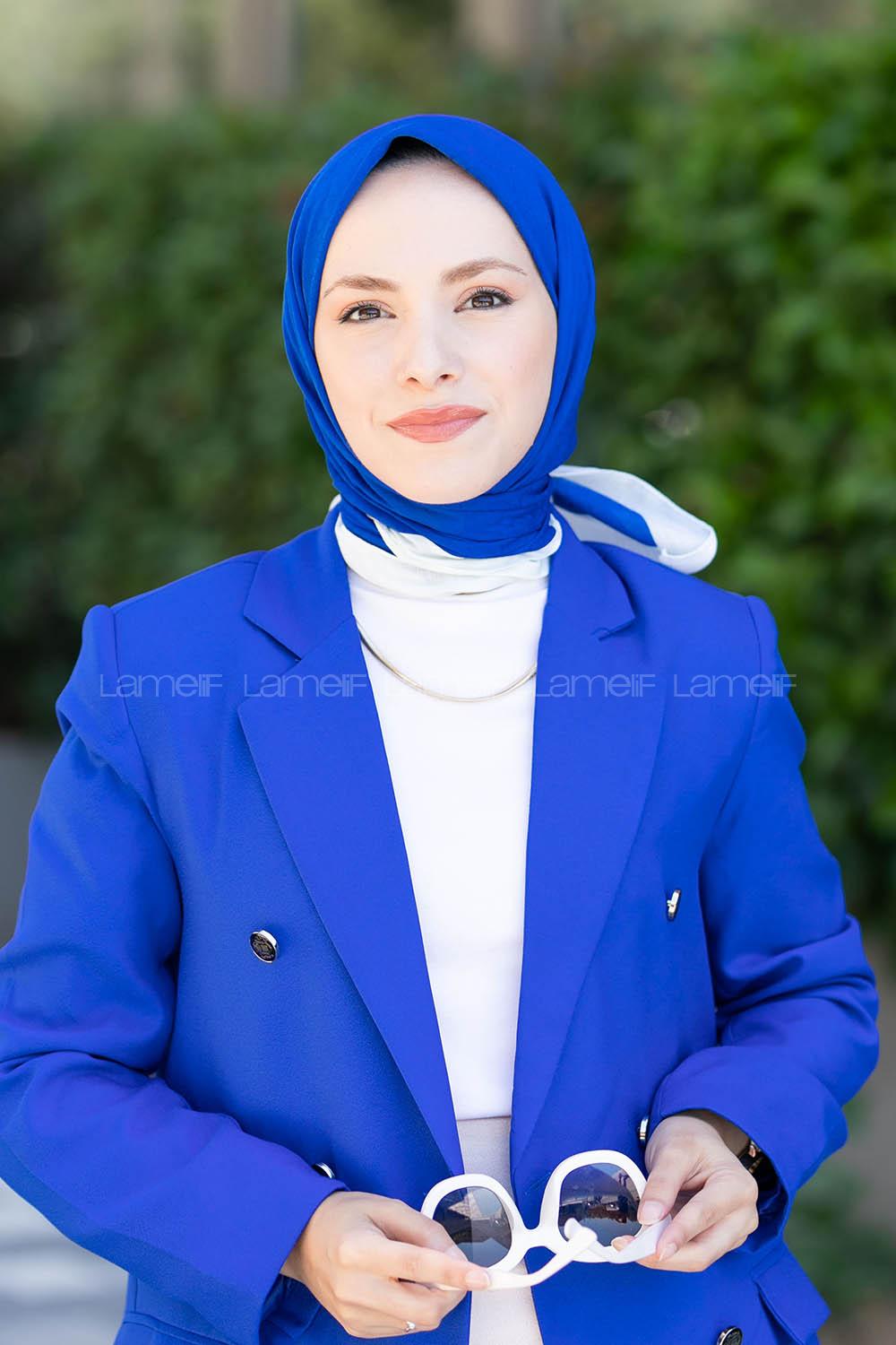 Saxe Wool Printed Scarf