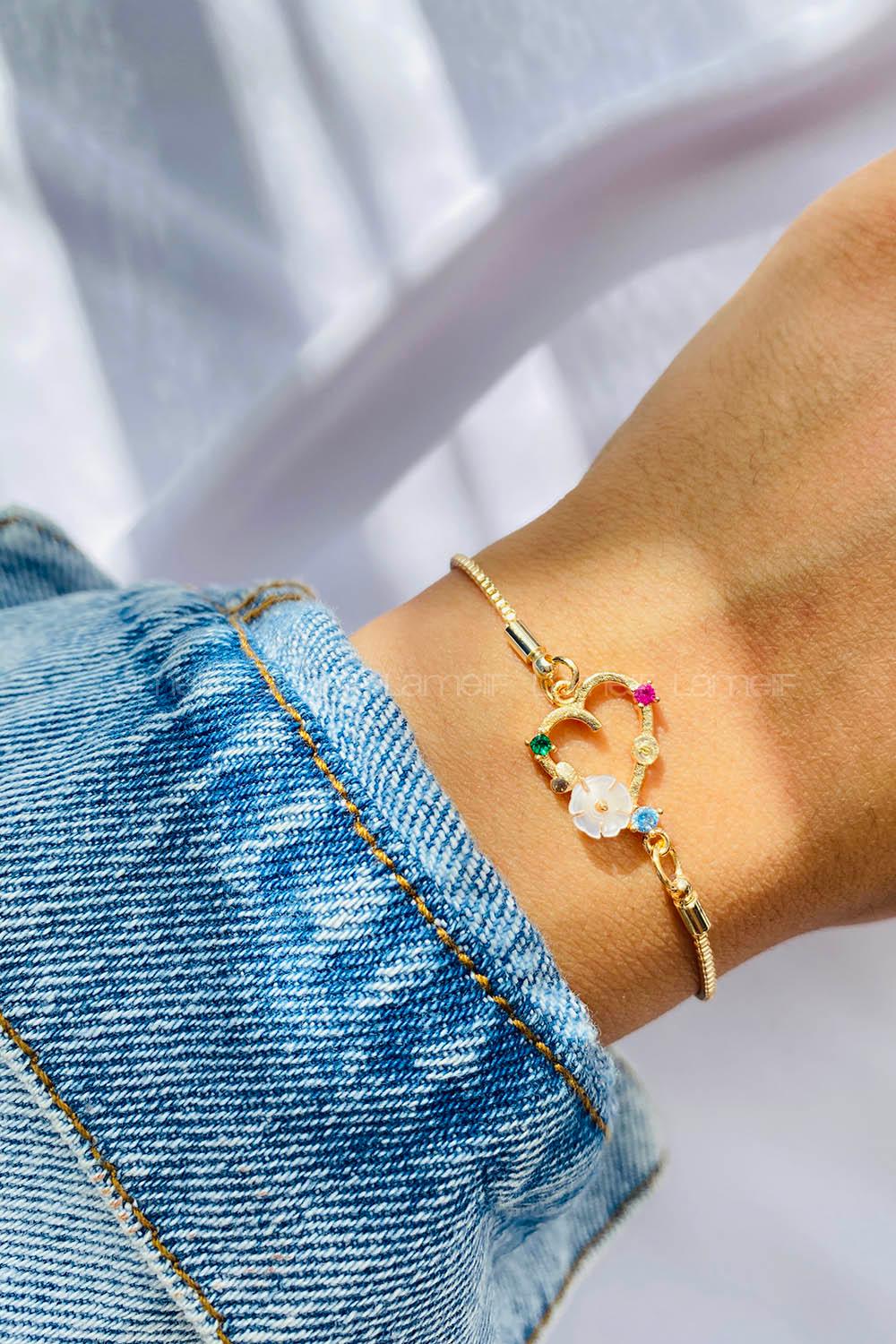 Gold-1 Without Accessories Gold Straight Wristband