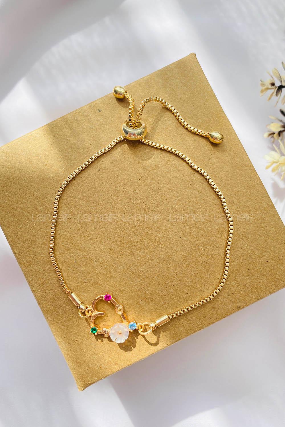 Gold-1 Without Accessories Gold Straight Wristband