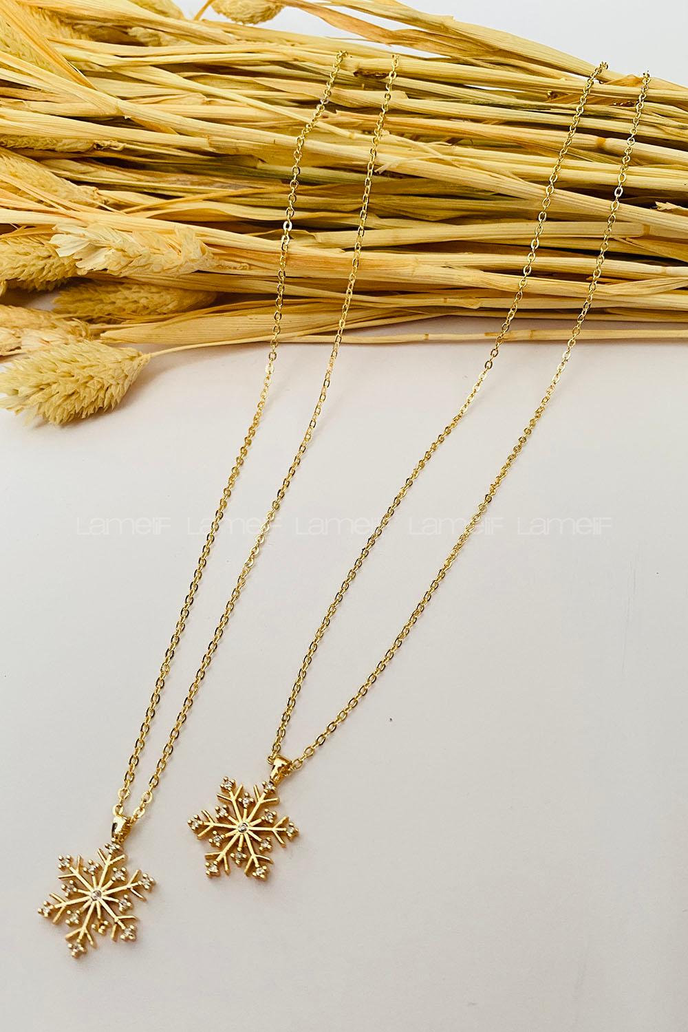 Gold Gold Straight Necklace