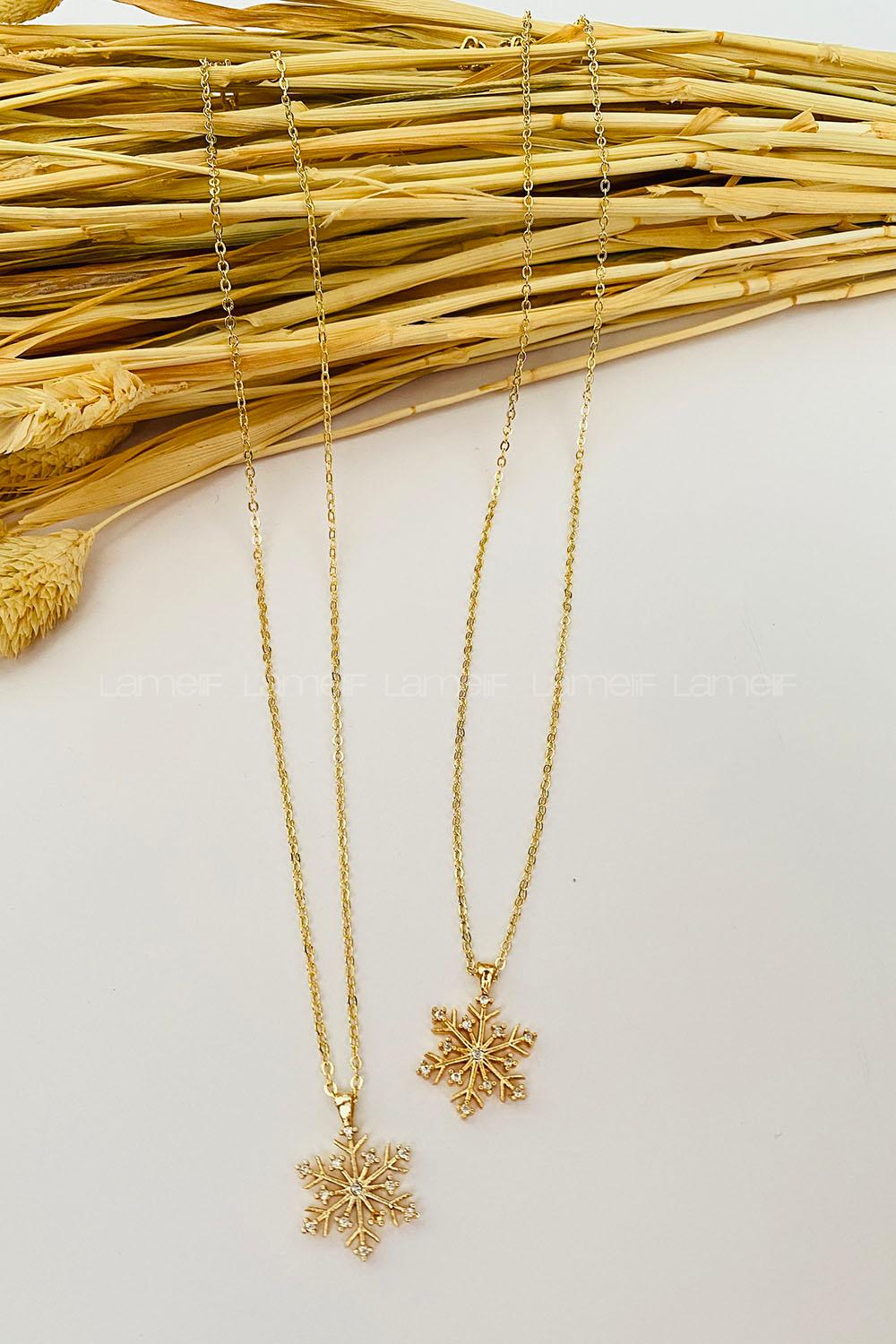 Gold Gold Straight Necklace