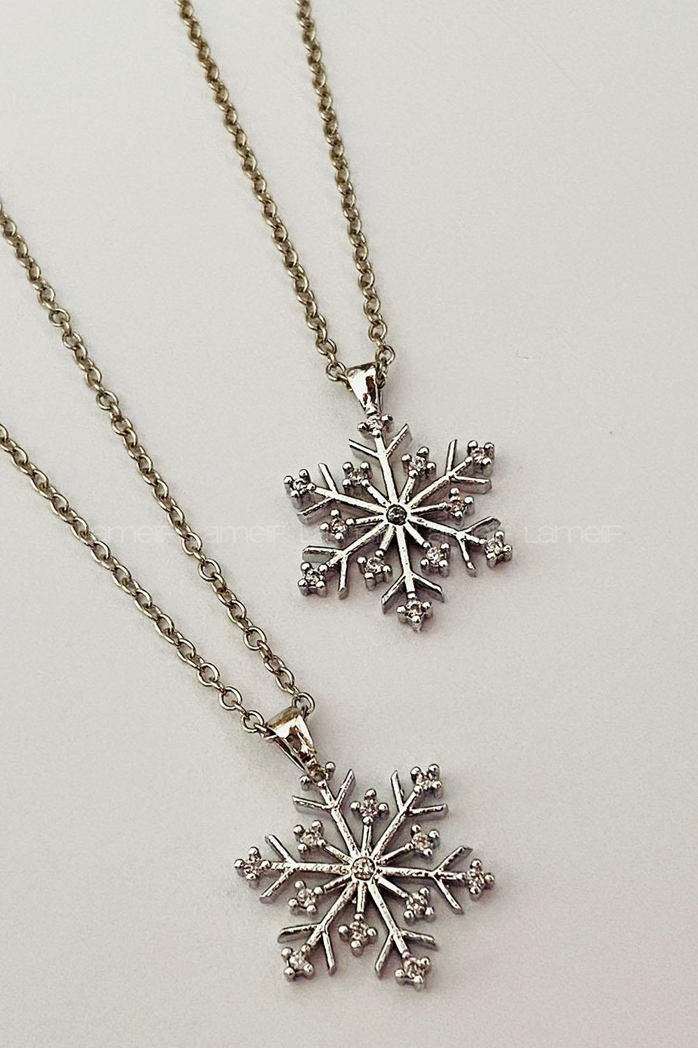 Silver Gold Straight Necklace