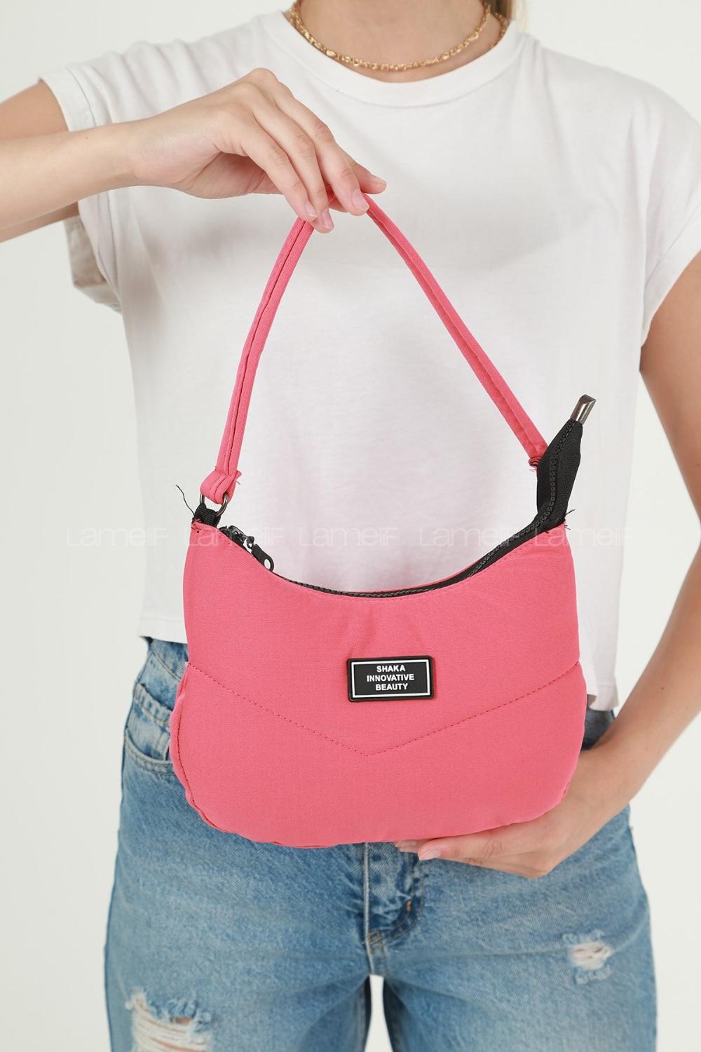 Pink Without Accessories Kumas Hand Bag Bag