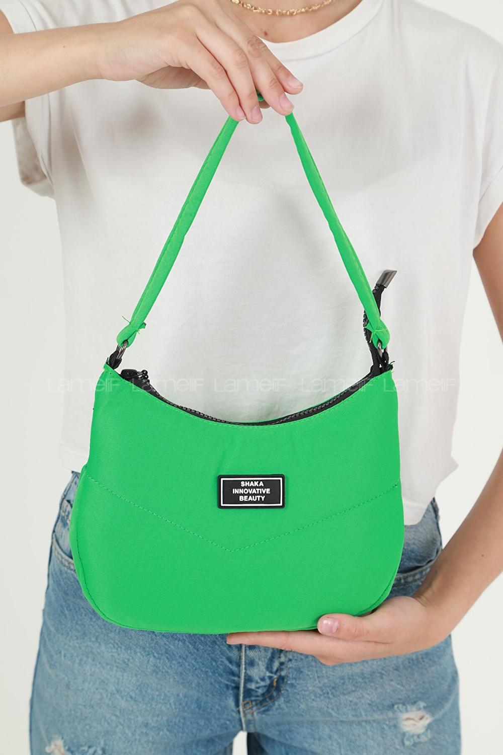 Green Without Accessories Kumas Hand Bag Bag