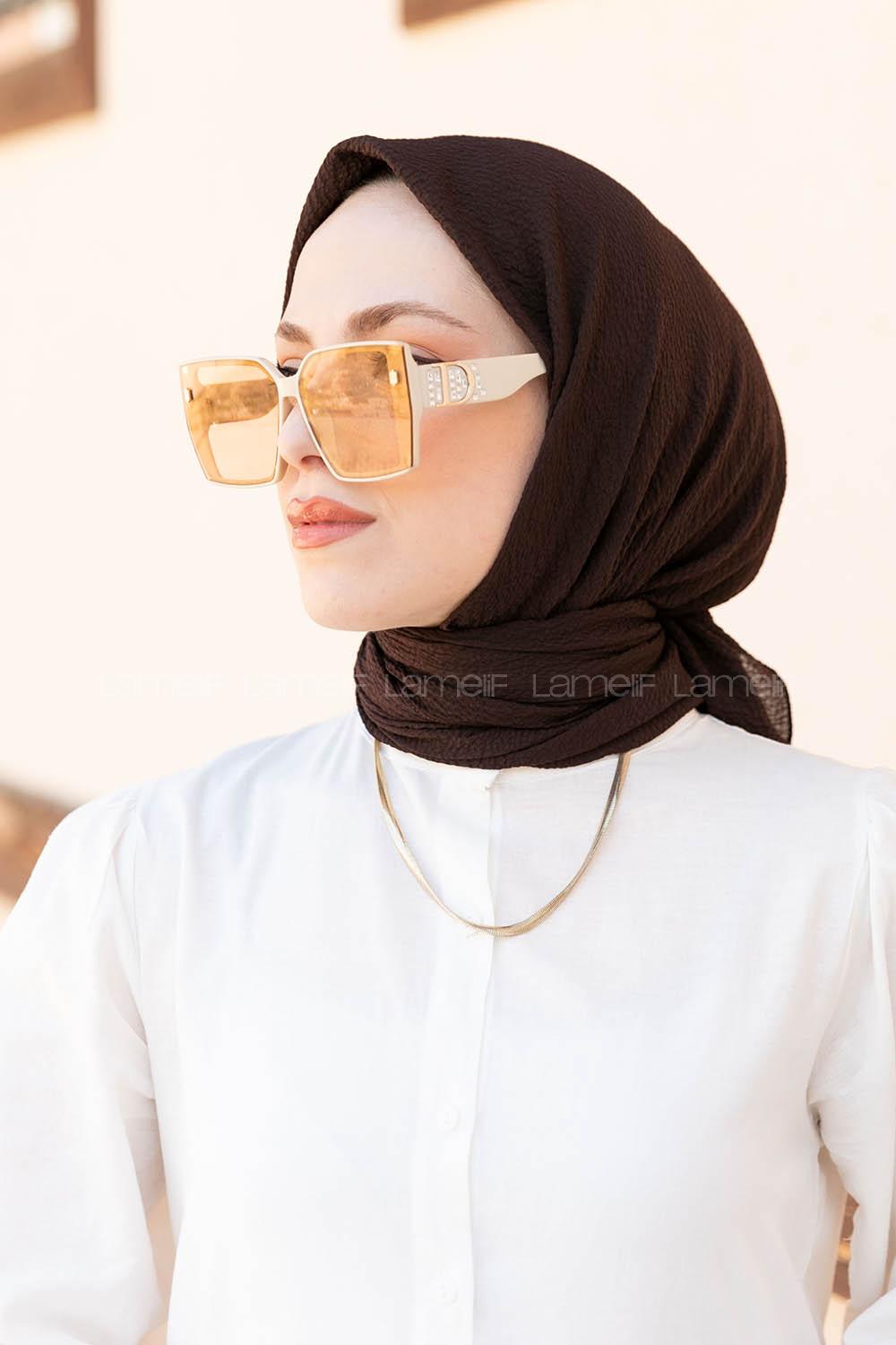 Lamelif Mio Caz Eşarp Bitter kahve