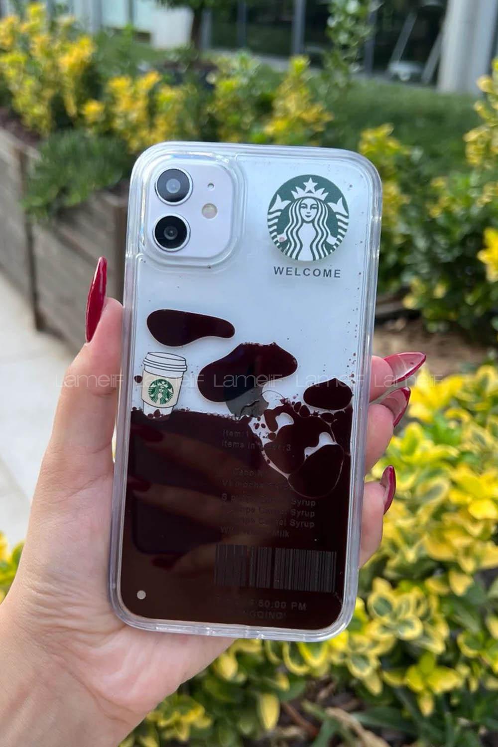 Lamelif Starbucks Espresso Kılıf Iphone 11