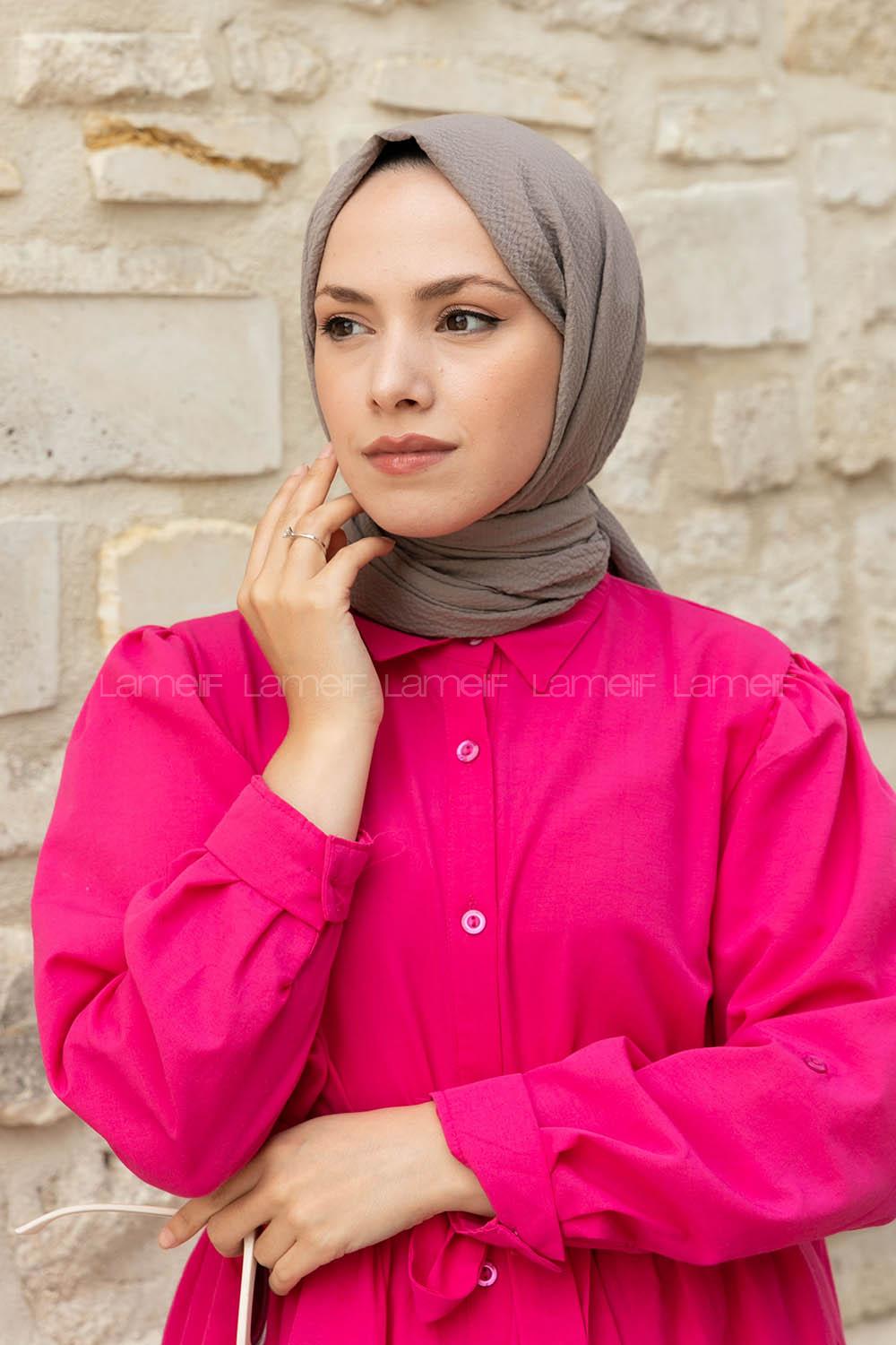 Modalamelif Mio Caz Şal Koyu Vizon