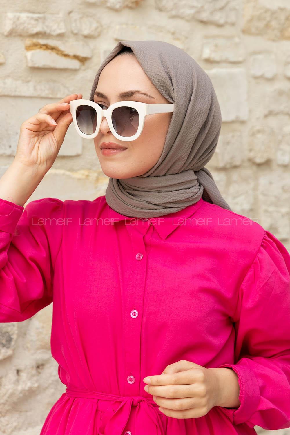 Modalamelif Mio Caz Şal Koyu Vizon