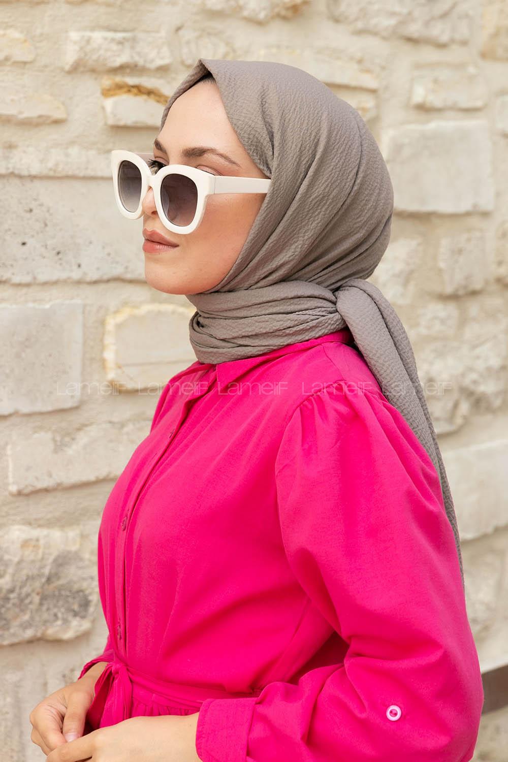 Modalamelif Mio Caz Şal Koyu Vizon