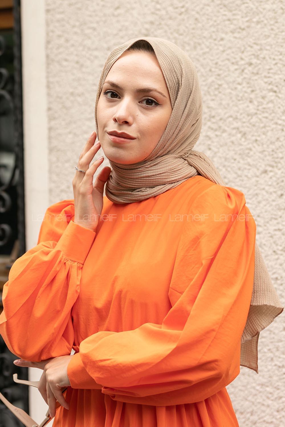 Lamelif Mio Caz Şal Bej