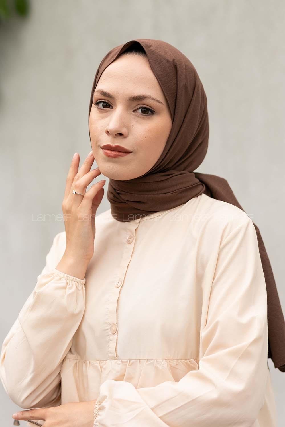 Lamelif Pamuk Caz Şal Acı Kahve