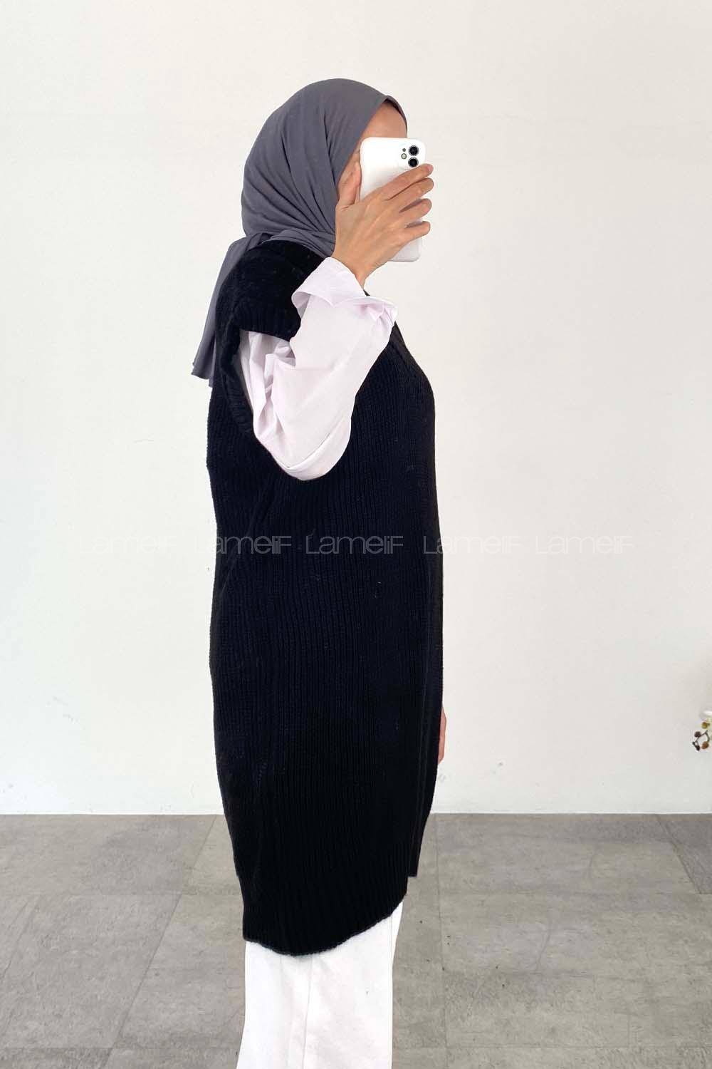 Black V Neck Knitwear Knitwear