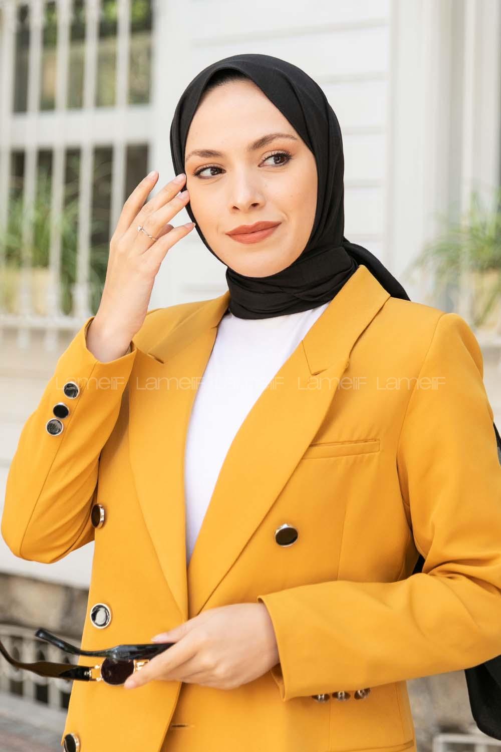 Black Cotton Fabric Viscose Fabric Straight Shawl