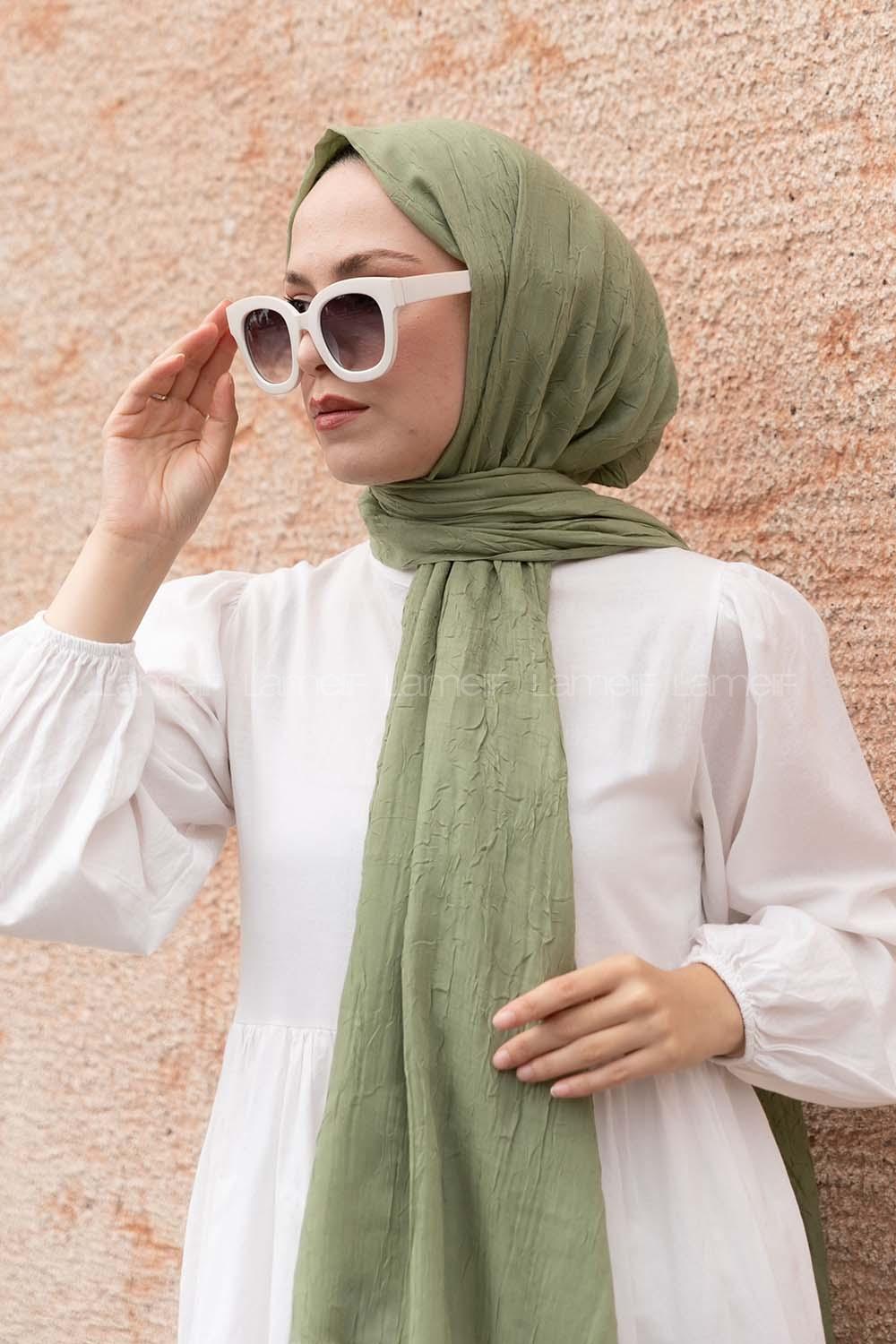 Lamelif Bambu Şal Çağla Yeşil