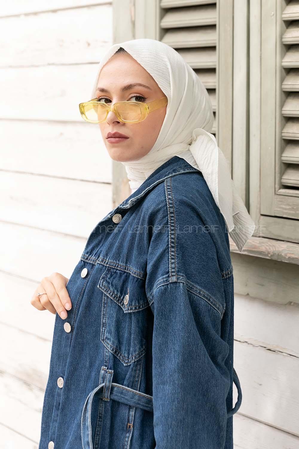 Lamelif Mio Caz Eşarp Krem