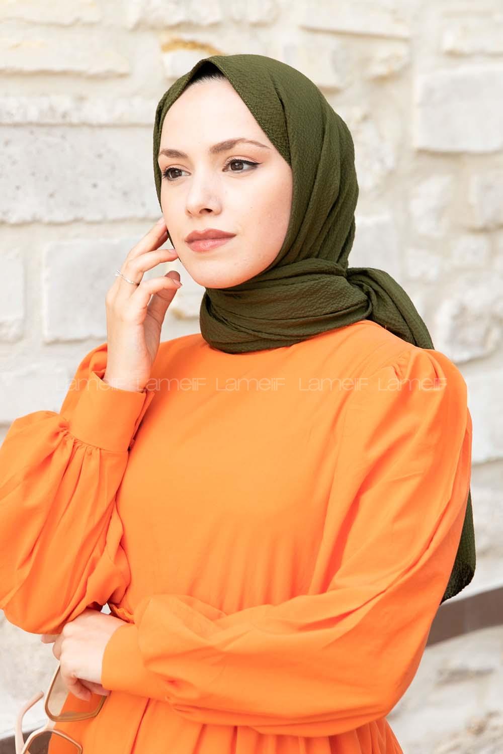 Lamelif Mio Caz Şal Haki