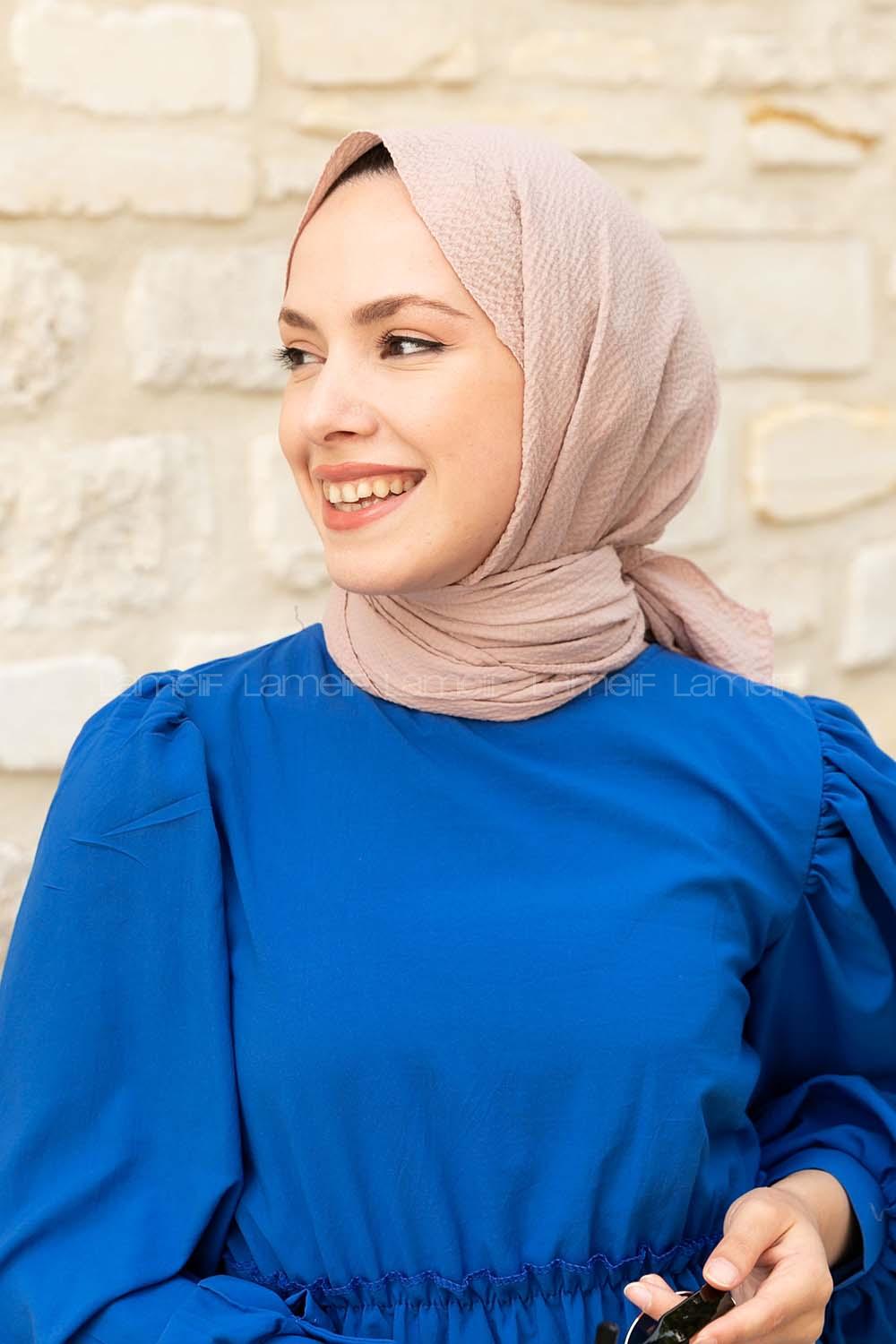 Lamelif Mio Caz Şal Soft Pudra