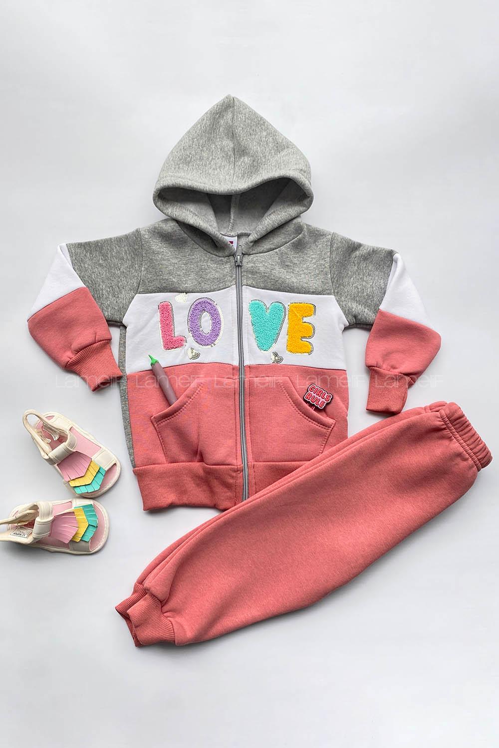 Very Colorful-en Zippered Neck Long Arm With Zipper Cotton Fabric Elastic Trousers Comfortable Suit