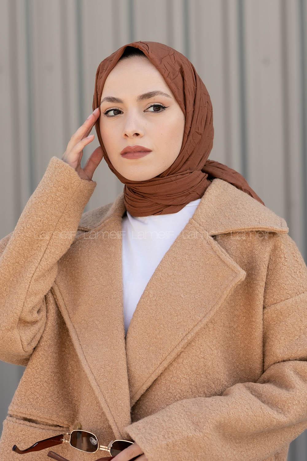 Lamelif Bambu Şal Sütlü Kahve