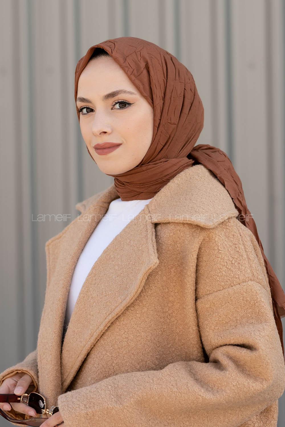 Lamelif Bambu Şal Sütlü Kahve