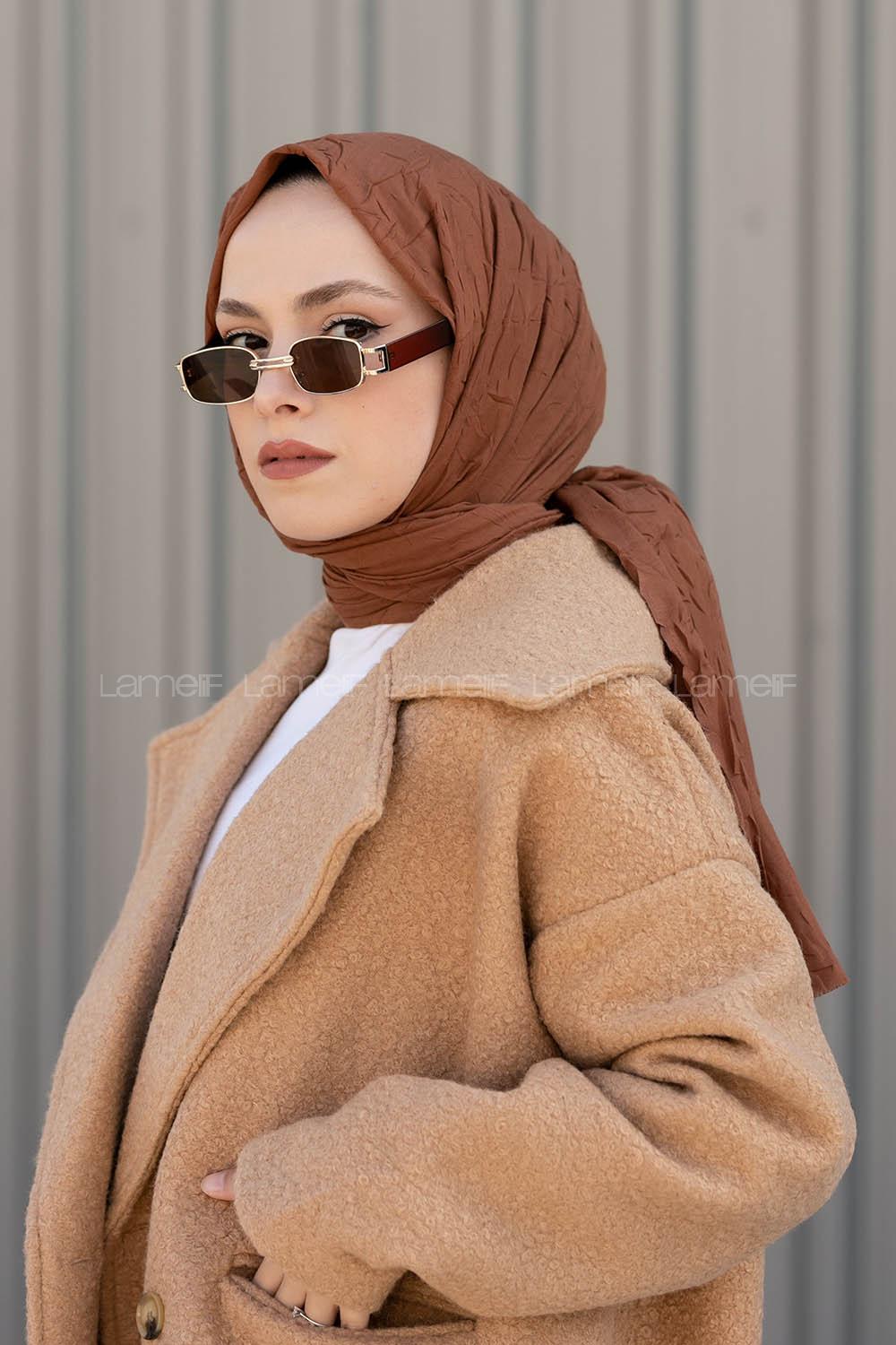 Lamelif Bambu Şal Sütlü Kahve