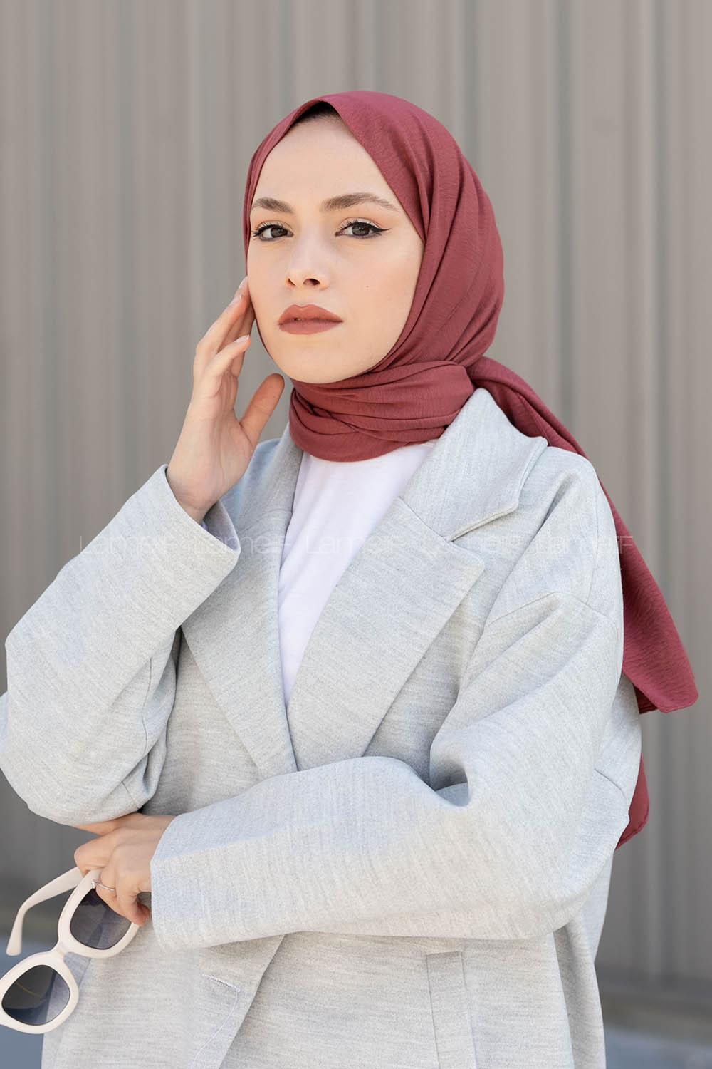 Lamelif Pamuk Caz Şal Gül Kurusu