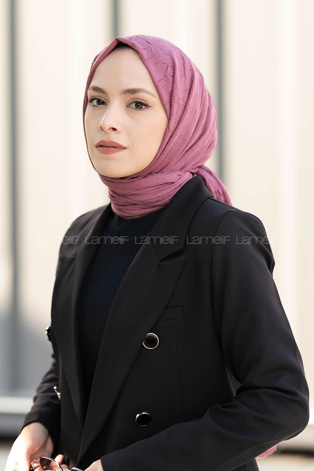 Lamelif Bambu Şal Rose