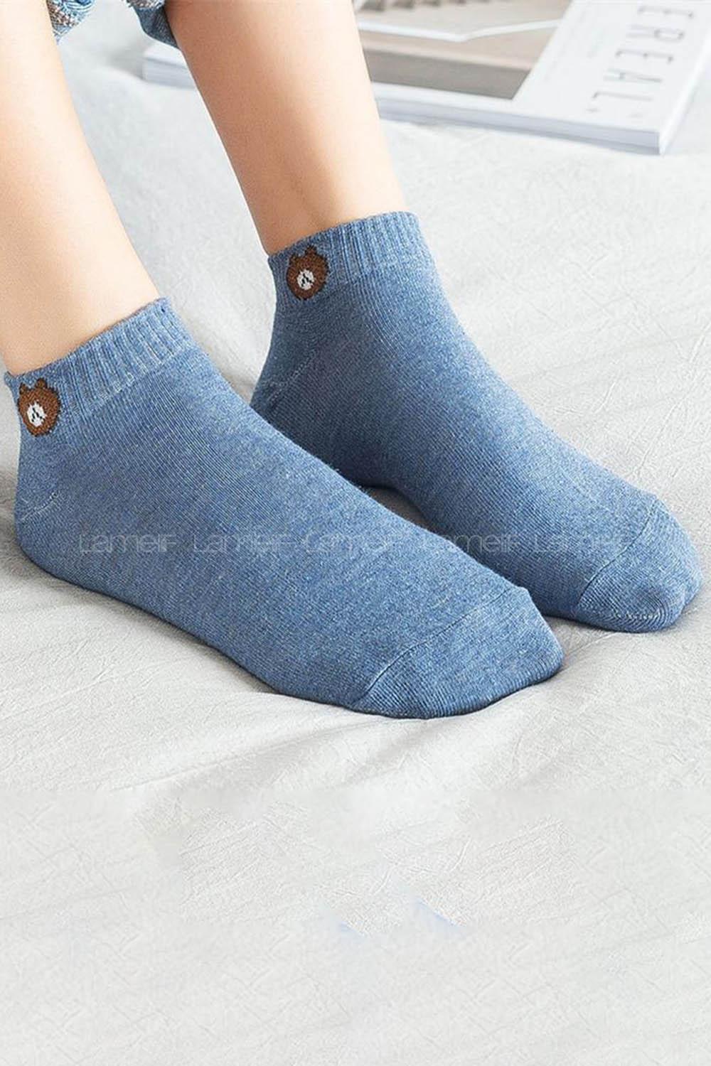 Lamelif 6lı Ayı Yarım Konç Çorap