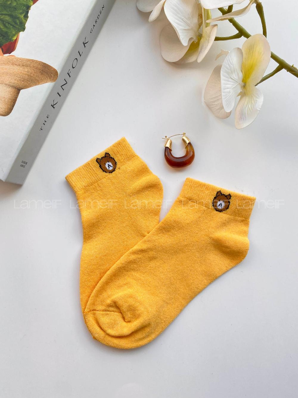 Lamelif 6lı Ayı Yarım Konç Çorap