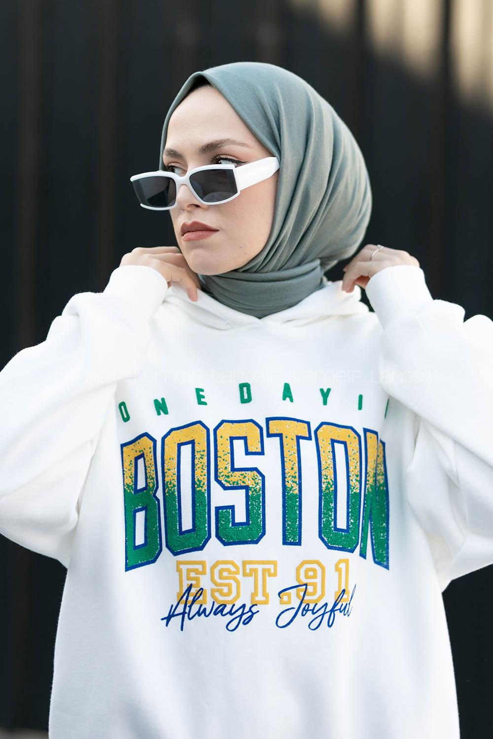 Lamelif Koyu Çagla  Yeşili Penye Şal