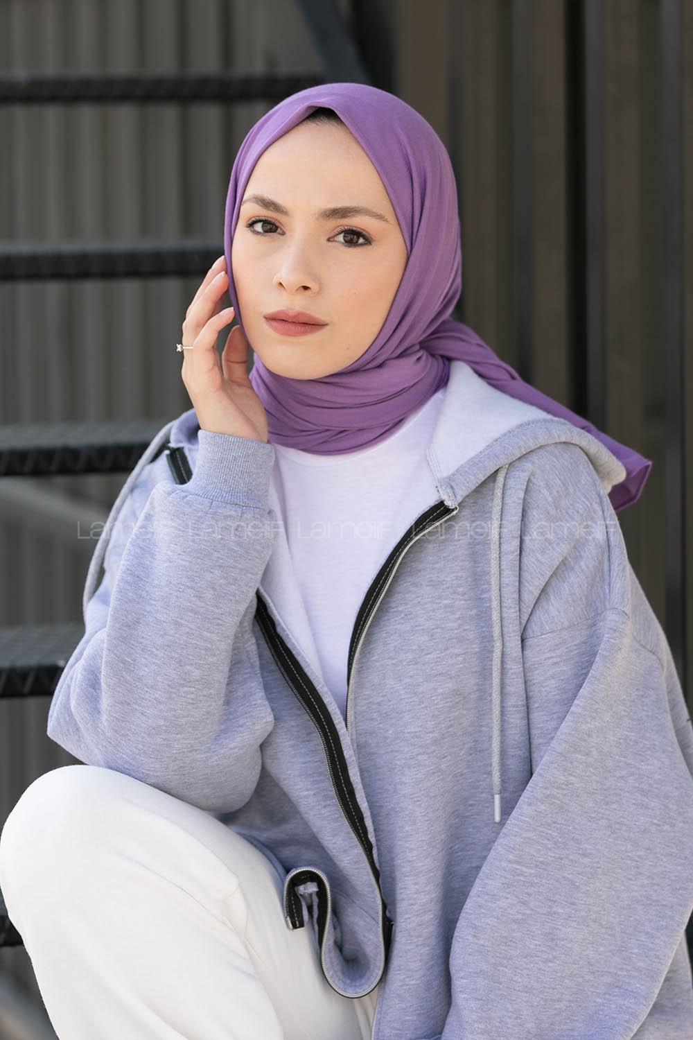 Modalamelif Lila Penye Şal