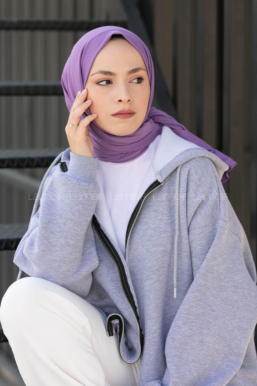 Modalamelif Lila Penye Şal