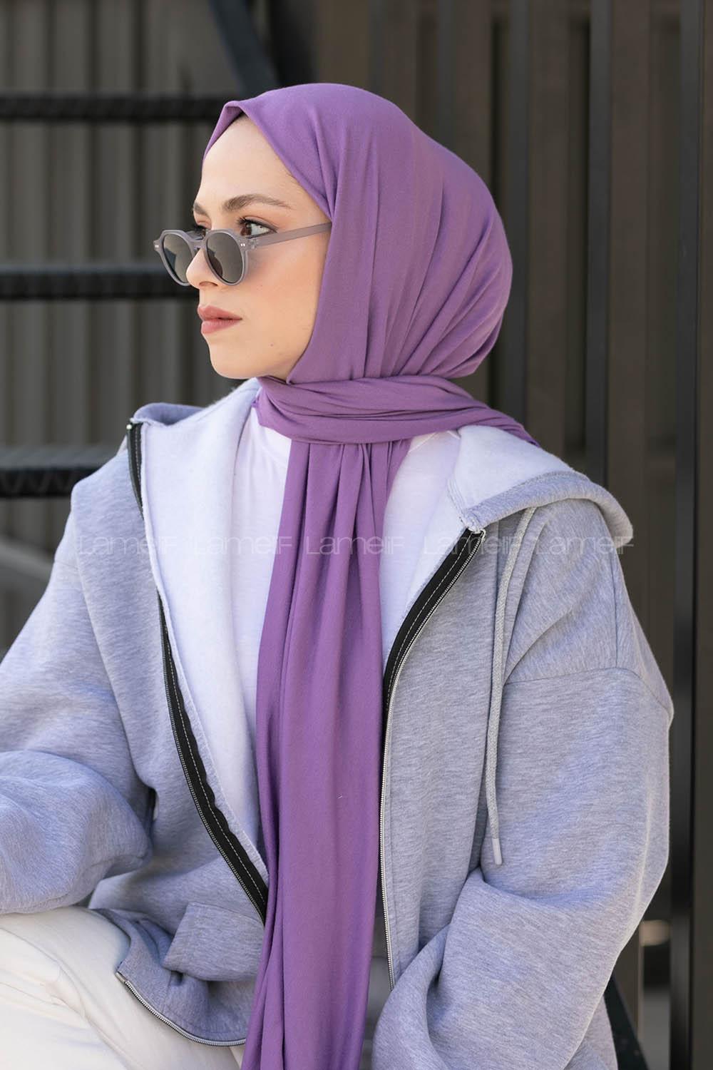 Modalamelif Lila Penye Şal