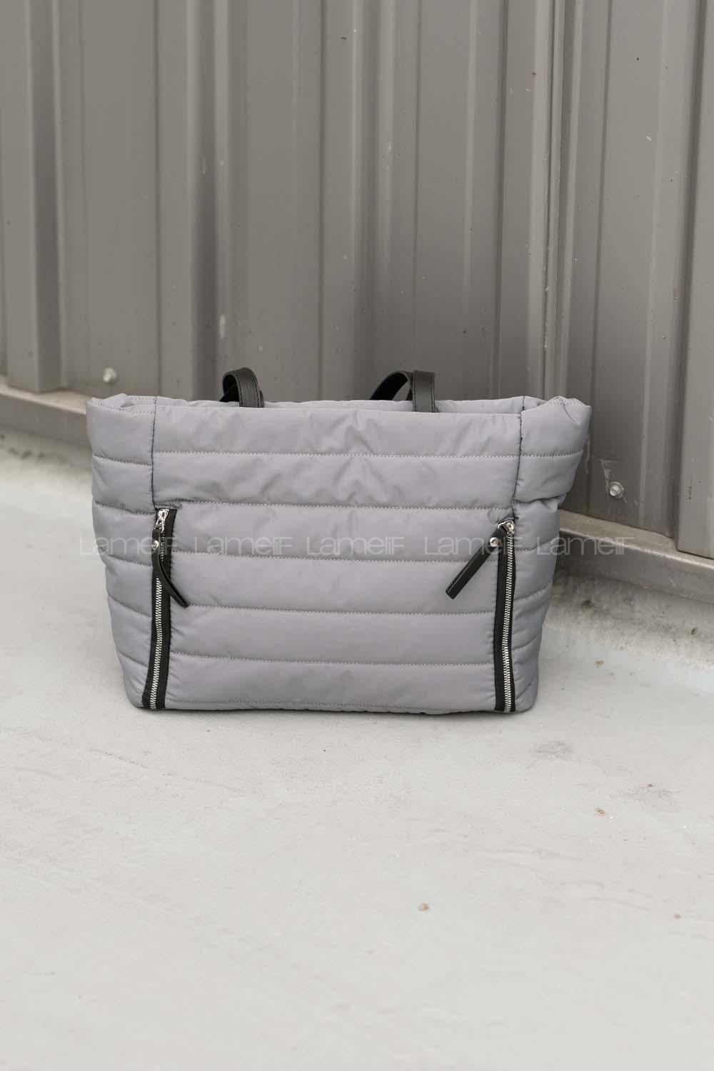 Gray Buckle Buckle Iron Hand Bag Hand Bag Bag
