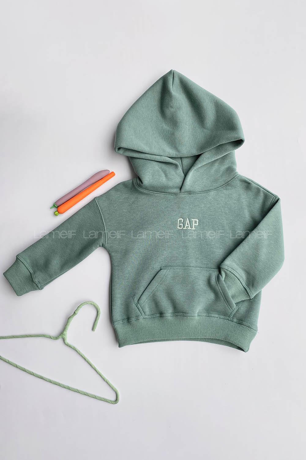Lamelif Gap Yazılı Unisex Kapşonlu Sweat 18 Ay/ 6 Yaş