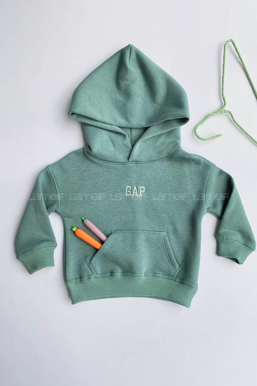 Lamelif Gap Yazılı Unisex Kapşonlu Sweat 18 Ay/ 6 Yaş