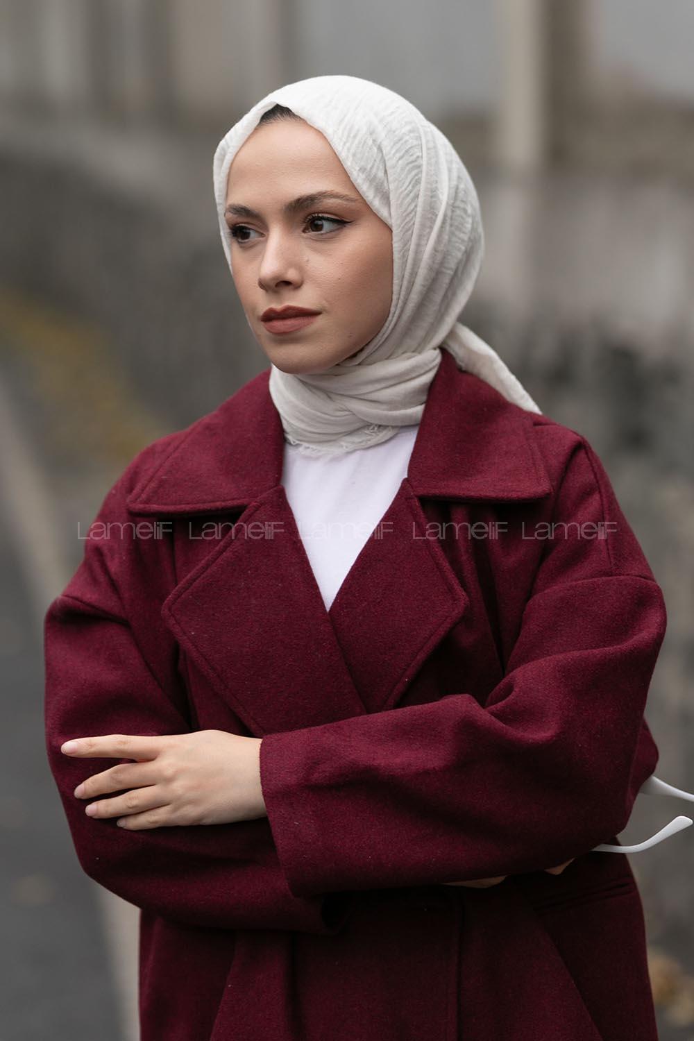 Lamelif Bürümcük Şal Vanilya