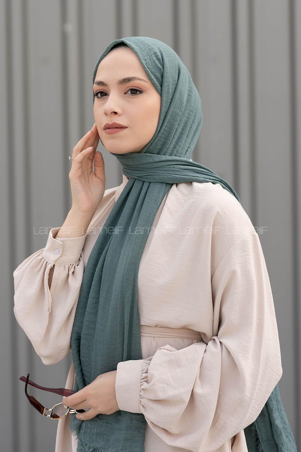 Lamelif Bürümcük Şal Aqua